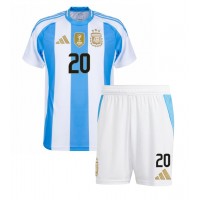 Argentina Alexis Mac Allister #20 Replica Home Minikit Copa America 2024 Short Sleeve (+ pants)